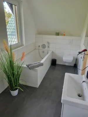 Ein Badezimmer in der Unterkunft Vermietung auf dem Berg