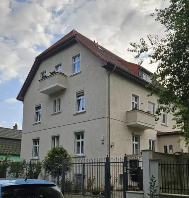 Das Gebäude in dem sich die Ferienwohnung befindet