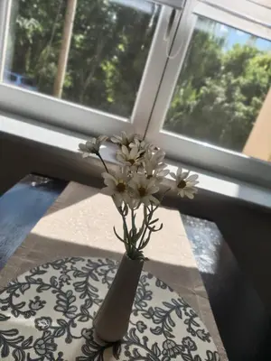 Ein Sitzbereich in der Unterkunft Ferienapartment am Dorfteich