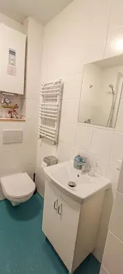 Ein Badezimmer in der Unterkunft Apartment 1 in Altstadt in Angermünde