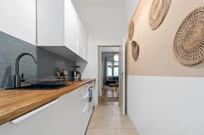 Küche/Küchenzeile in der Unterkunft Home in Friedrichshain