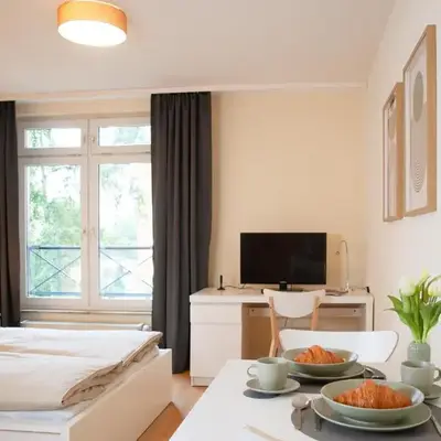 Ruhiges Studio Apartment Berlin Mitte 26m2 - U-Bahn Leopoldplatz by Rooms Berlin