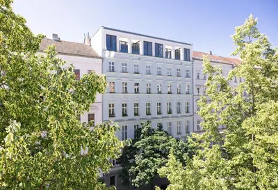 Das Gebäude in dem sich die Ferienwohnung befindet