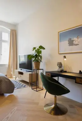 Ein Sitzbereich in der Unterkunft StyleApartments #9