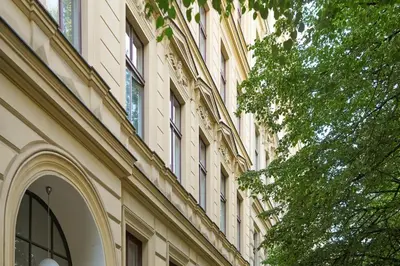 Das Gebäude in dem sich die Ferienwohnung befindet