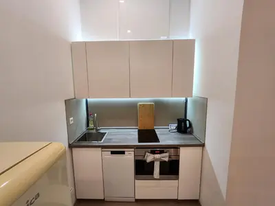 Küche/Küchenzeile in der Unterkunft Design Apartment mit Loftfeeling in Charlottenburg