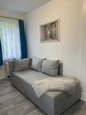 Ein Sitzbereich in der Unterkunft Ferienwohnung