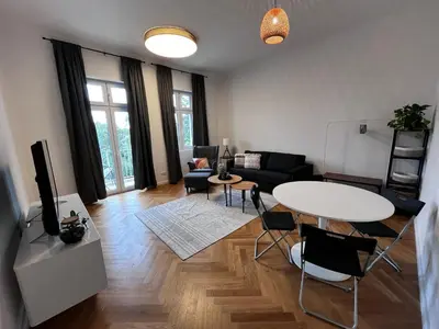 Ein Sitzbereich in der Unterkunft Zur Kaiserin - im Süden Berlins