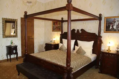 Ein Bett oder Betten in einem Zimmer der Unterkunft Guest house Villa Fritz