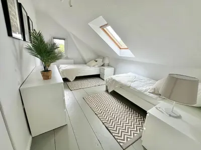 Ein Bett oder Betten in einem Zimmer der Unterkunft Arbio Monteurzimmer in Kremmen Free WiFi & Parking