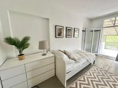 Ein Bett oder Betten in einem Zimmer der Unterkunft Arbio Monteurzimmer in Kremmen Free WiFi & Parking
