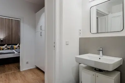 Ein Bett oder Betten in einem Zimmer der Unterkunft The Music Studio - Newly renovated