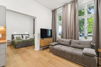 TV/Unterhaltungsangebot in der Unterkunft Modern Apartment in Berlin