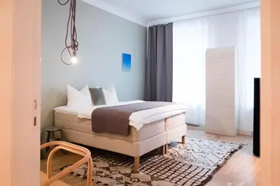 Ein Bett oder Betten in einem Zimmer der Unterkunft Luxury 2 Bedroom apartment in the heart of Mitte, Berlin