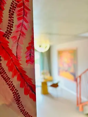 Ein Bett oder Betten in einem Zimmer der Unterkunft PenthouseNeuruppin direkt am See