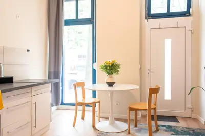 Küche/Küchenzeile in der Unterkunft Chic Boutique