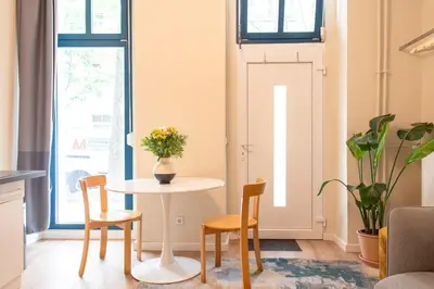 Ein Sitzbereich in der Unterkunft Chic Boutique