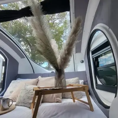 Glamping-Ei am Yachthafen Potsdam
