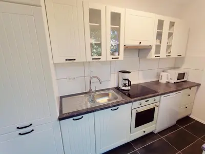 Küche/Küchenzeile in der Unterkunft Romantic City Home Alexanderplatz Berlin