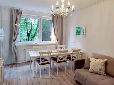Ein Sitzbereich in der Unterkunft Romantic City Home Alexanderplatz Berlin