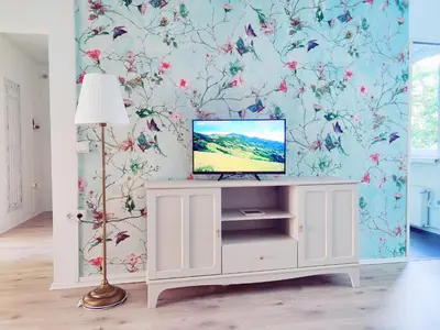TV/Unterhaltungsangebot in der Unterkunft Romantic City Home Alexanderplatz Berlin