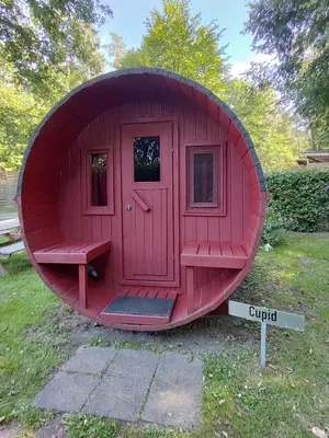 Ein Garten an der Unterkunft TinyHouse 