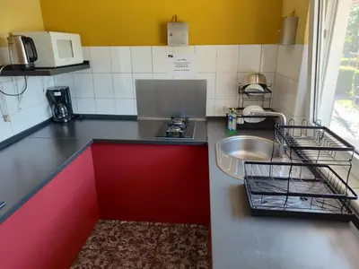 Küche/Küchenzeile in der Unterkunft TinyHouse 