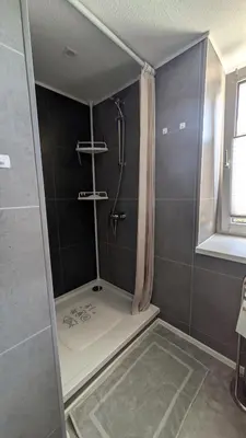 Ein Badezimmer in der Unterkunft FeWo Ertel