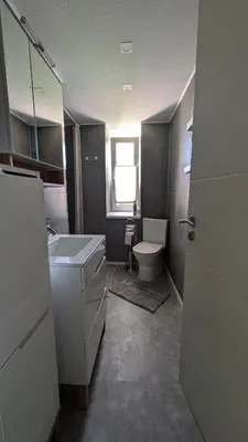 Ein Badezimmer in der Unterkunft FeWo Ertel