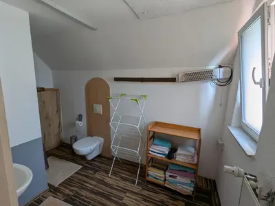 Ein Badezimmer in der Unterkunft Ferienwohnung Schulz
