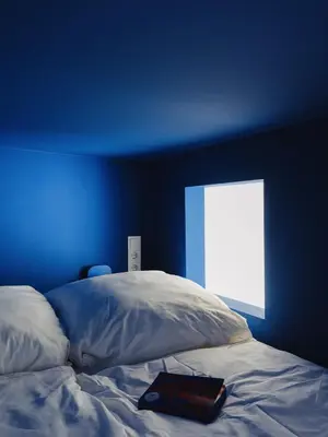 Ein Bett oder Betten in einem Zimmer der Unterkunft NOOK Stay am Tempelhofer Feld