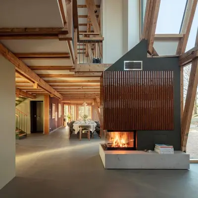 Grundriss der Unterkunft Design farmhouse in the countryside