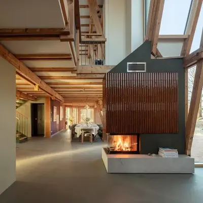 Design farmhouse in the countryside