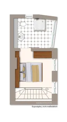 Ein Bett oder Betten in einem Zimmer der Unterkunft BerlinCityHouse - Unique Tiny Garden Townhouse