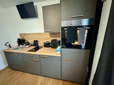 Küche/Küchenzeile in der Unterkunft Luxury & Smart Studio