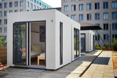 Das Gebäude in dem sich das Hotel befindet