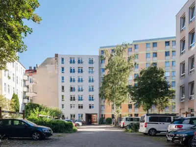 Das Gebäude in dem sich die Ferienwohnung befindet
