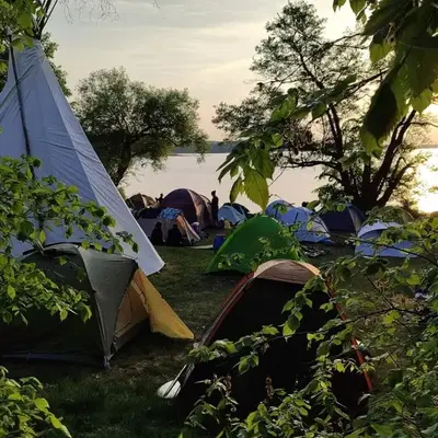 Tipi Camp für Gruppen direkt am See