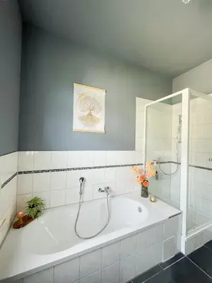 Ein Badezimmer in der Unterkunft Stadtherz