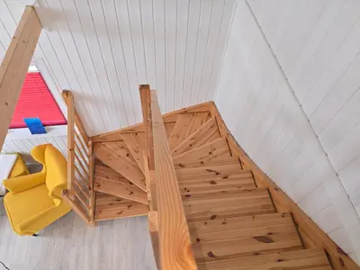 Ein Bett oder Betten in einem Zimmer der Unterkunft Nr 486 Zerpenschleuse Ferienhaus Sonnenhaus
