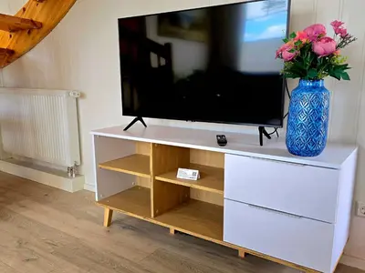 TV/Unterhaltungsangebot in der Unterkunft Nr 486 Zerpenschleuse Ferienhaus Sonnenhaus