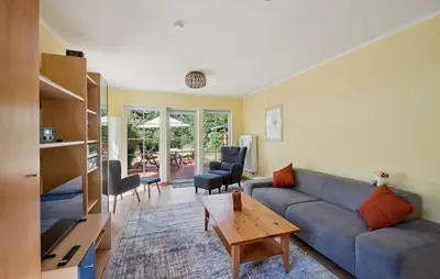 Ein Sitzbereich in der Unterkunft 2 Bedroom Gorgeous Home In Borkheide