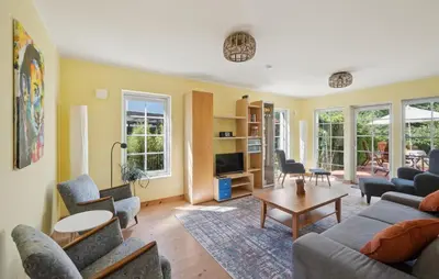 Ein Sitzbereich in der Unterkunft 2 Bedroom Gorgeous Home In Borkheide