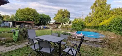 Ein Garten an der Unterkunft Bungalow Helga