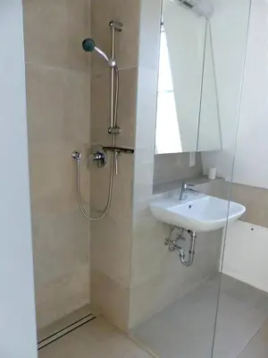 Ein Badezimmer in der Unterkunft SunWest - Apartment in Kleinmachnow