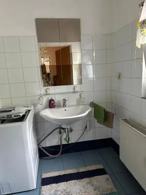 Ein Badezimmer in der Unterkunft Finca Sommerfeld 2-Zimmerhaus mit Terrasse und Garten