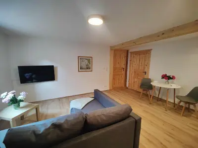 TV/Unterhaltungsangebot in der Unterkunft Ferienwohnung Wustermark
