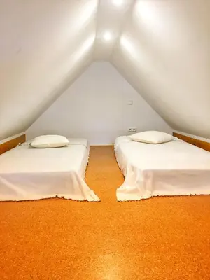 Ein Bett oder Betten in einem Zimmer der Unterkunft Landhaus Brigitte