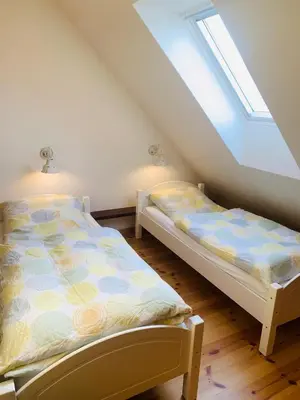 Ein Bett oder Betten in einem Zimmer der Unterkunft Landhaus Brigitte
