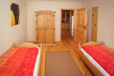 Ein Bett oder Betten in einem Zimmer der Unterkunft Landhaus Brigitte